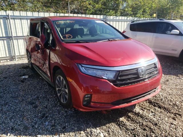 Photo 1 from auction – 2022 HONDA ODYSSEY EX with VIN 5FNRL6H77NB034335