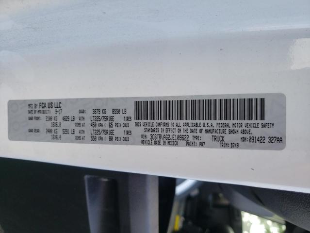 Photo 10 from auction – 2018 RAM PROMASTER with VIN 3C6TRVAG2JE109622