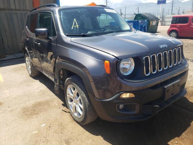 JEEP RENEGADE L 2016 with VIN ZACCJBBT8GPD60831 - Photo from auction