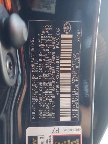 Photo 10 from auction – 2016 TOYOTA CAMRY LE with VIN 4T1BF1FK9GU145946