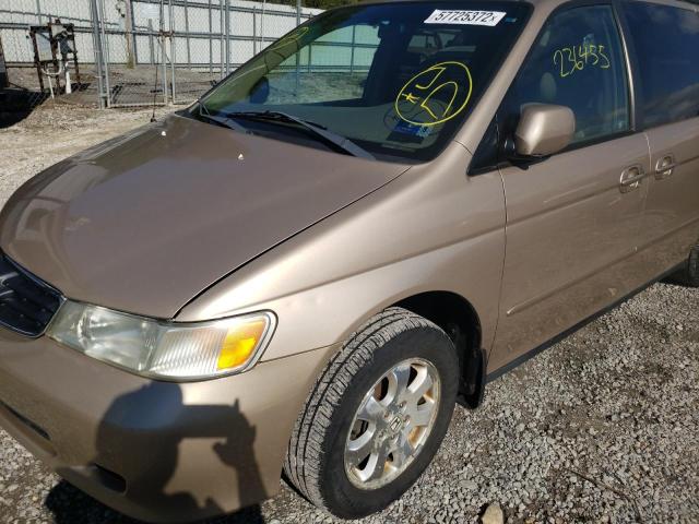 Photo 9 from auction – 2002 HONDA ODYSSEY EX with VIN 2HKRL18032H552171
