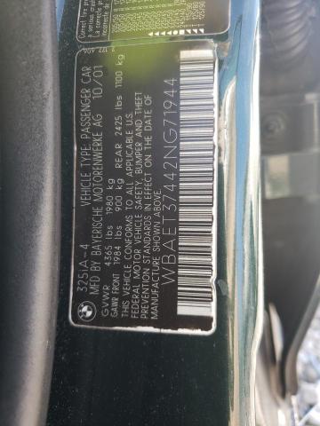 صورة رقم 10 من المزاد - 2002 BMW 325 I مع VIN WBAET37442NG71944