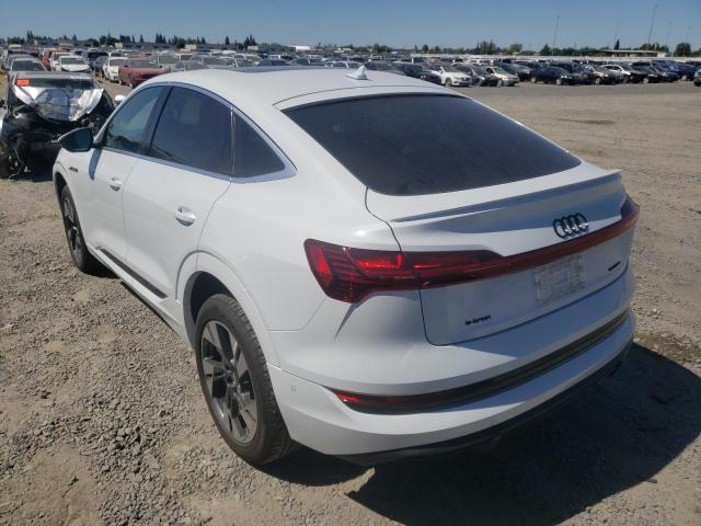 Photo 3 from auction – 2021 AUDI E-TRON SPO with VIN WA13ABGE2MB001999