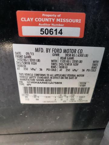 Photo 10 from auction – 2014 FORD EXPLORER P with VIN 1FM5K8AR8EGA75809