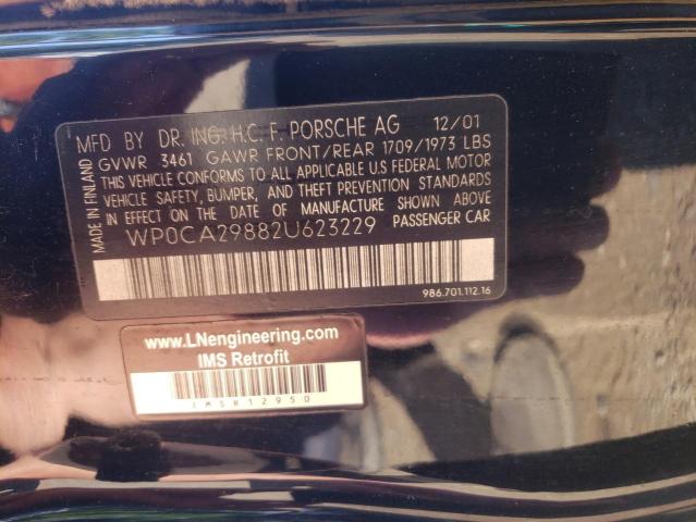 Photo 10 from auction – 2002 PORSCHE BOXSTER with VIN WP0CA29882U623229