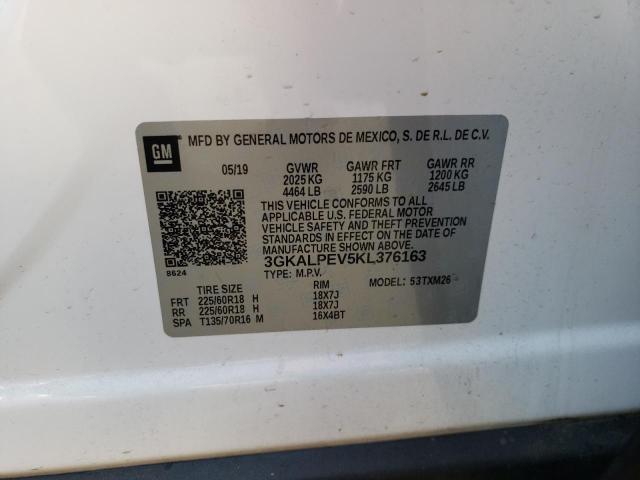 Photo 10 from auction – 2019 GMC TERRAIN SL with VIN 3GKALPEV5KL376163