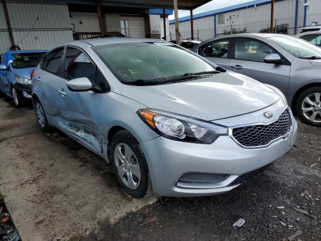 KIA FORTE LX 2015 with VIN KNAFK4A64F5345927 - Photo from auction