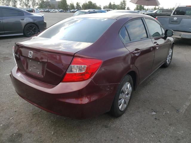 Photo 4 from auction – 2012 HONDA CIVIC LX with VIN 19XFB2F51CE362353