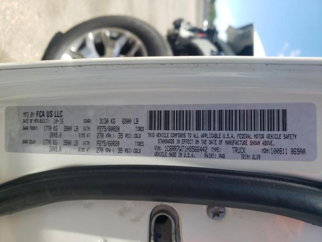 Photo 10 from auction – 2017 RAM 1500 LONGH with VIN 1C6RR7WT1HS566442