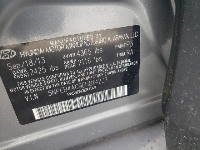 Photo 10 from auction – 2014 HYUNDAI SONATA GLS with VIN 5NPEB4AC9EH814237