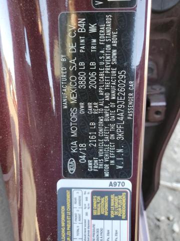 Photo 10 from auction – 2018 KIA FORTE LX with VIN 3KPFL4A79JE260295