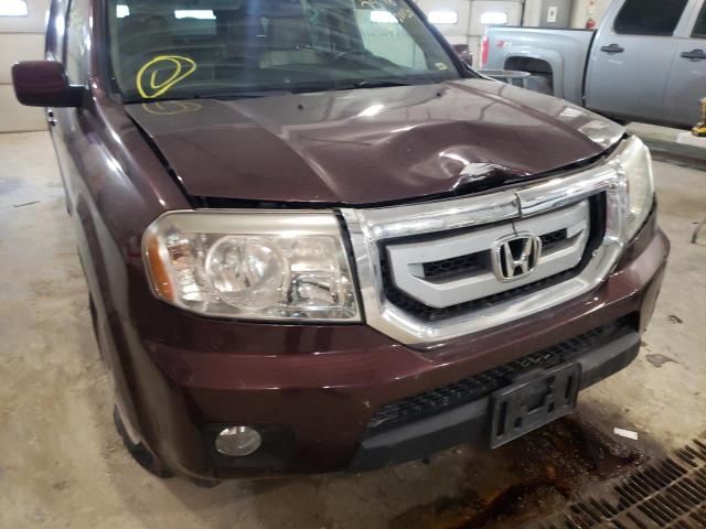 Photo 9 from auction – 2011 HONDA PILOT EXL with VIN 5FNYF4H6XBB082518