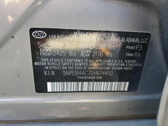 Photo 10 from auction – 2013 HYUNDAI SONATA GLS with VIN 5NPEB4AC7DH614410