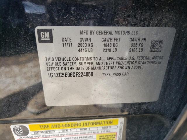 Photo 10 from auction – 2012 CHEVROLET MALIBU 1LT with VIN 1G1ZC5E06CF224050