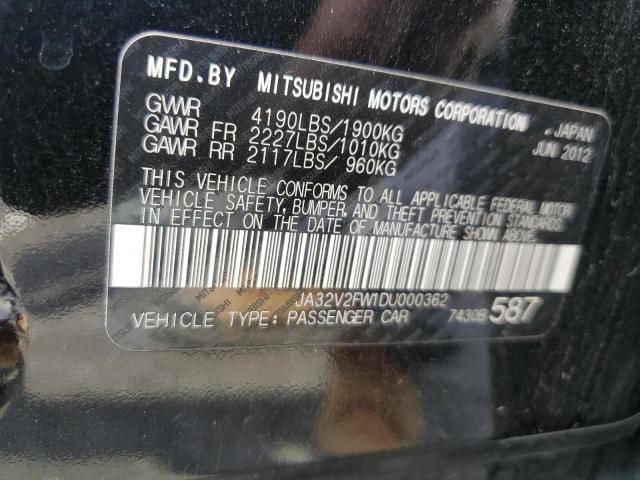 Photo 10 from auction – 2013 MITSUBISHI LANCER SE with VIN JA32V2FW1DU000362