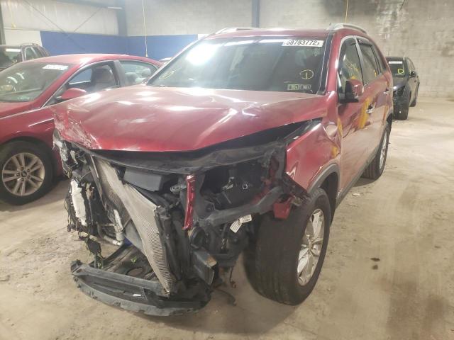 Photo 2 from auction – 2014 KIA SORENTO LX with VIN 5XYKTDA63EG501850