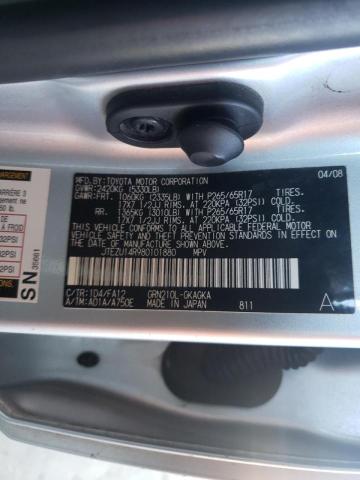 Photo 10 from auction – 2008 TOYOTA 4RUNNER SR with VIN JTEZU14R980101880