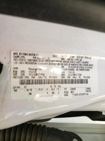 Photo 10 from auction – 2013 FORD FOCUS SE with VIN 1FADP3F25DL313143