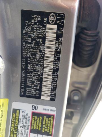 Photo 10 from auction – 2014 TOYOTA COROLLA L with VIN 2T1BURHE8EC178057