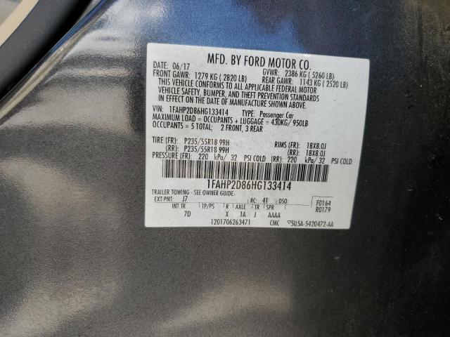 Photo 10 from auction – 2017 FORD TAURUS SE with VIN 1FAHP2D86HG133414