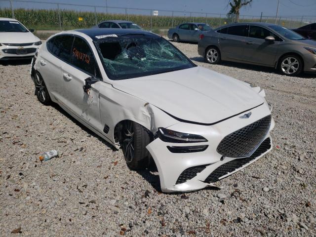 GENESIS G70 BASE 2022 with VIN KMTG34TA9NU103937 - Photo from auction