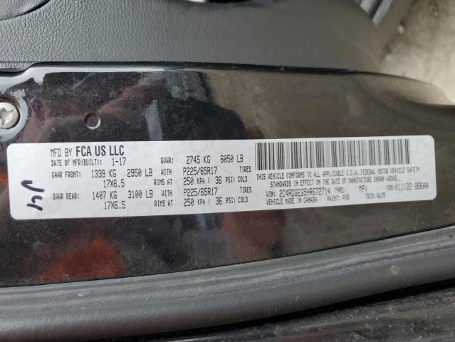 Photo 10 from auction – 2017 DODGE GRAND CARA with VIN 2C4RDGEG5HR672714
