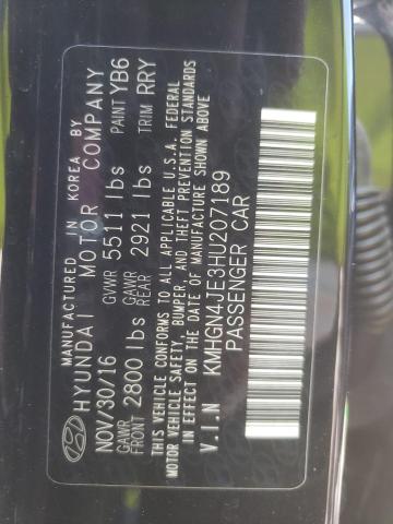 Photo 10 from auction – 2017 GENESIS G80 BASE with VIN KMHGN4JE3HU207189
