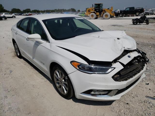 FORD FUSION SE 2017 with VIN 3FA6P0LU0HR217618 - Photo from auction