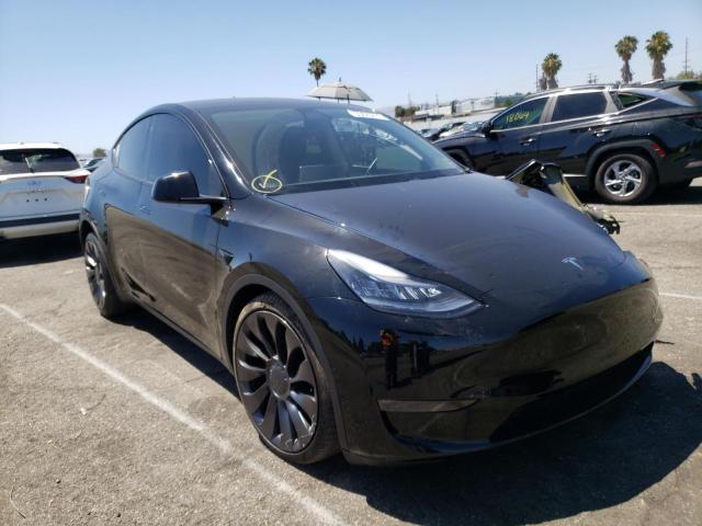 TESLA MODEL Y 2021 with VIN 5YJYGDEF6MF070192 - Photo from auction