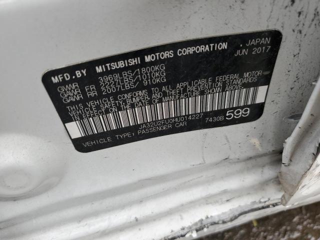 Photo 10 from auction – 2017 MITSUBISHI LANCER ES with VIN JA32U2FU0HU014227