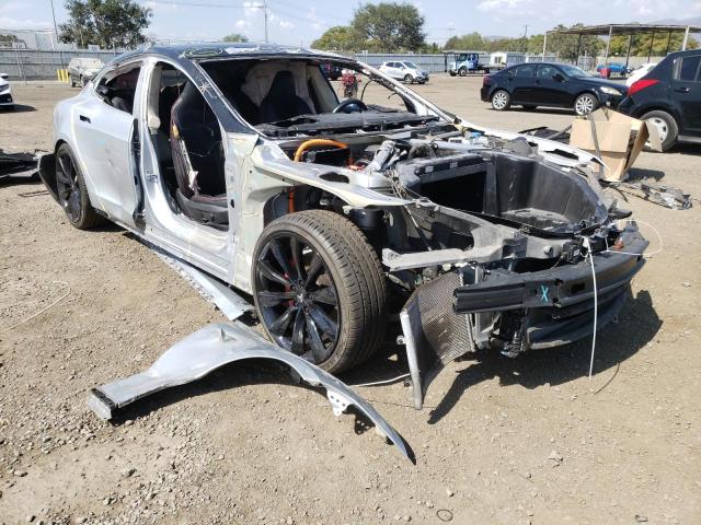 TESLA MODEL S 2014 with VIN 5YJSA1H15EFP41911 - Photo from auction