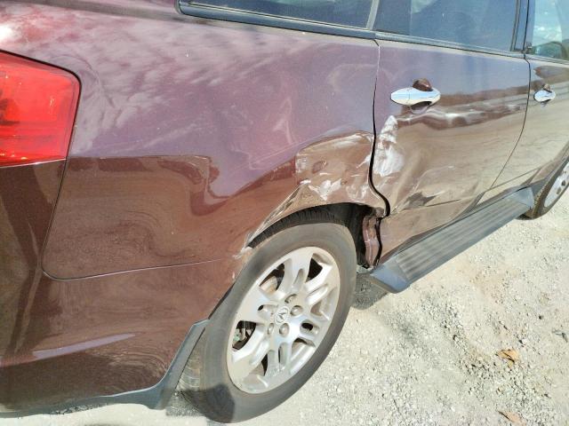 Photo 9 from auction – 2008 ACURA MDX TECHNO with VIN 2HNYD28678H551717