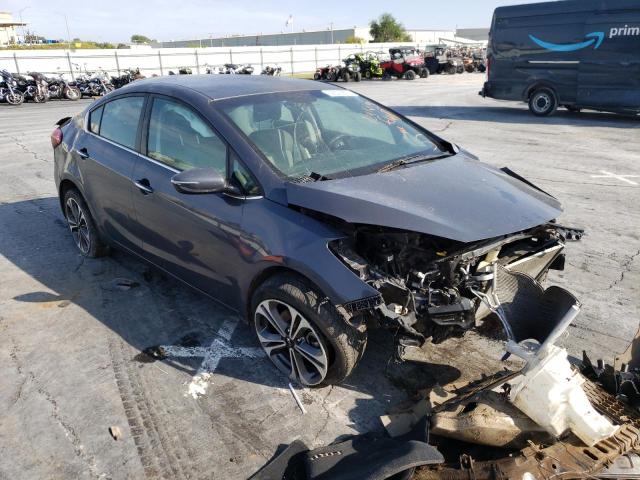 KIA FORTE EX 2014 with VIN KNAFX4A88E5091401 - Photo from auction