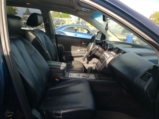 Photo 5 from auction – 2007 NISSAN MURANO SL with VIN JN8AZ08W37W616631