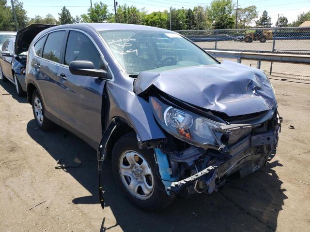 HONDA CR-V LX 2014 with VIN 2HKRM4H33EH697174 - Photo from auction