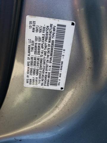 Photo 10 from auction – 2006 HONDA ODYSSEY EX with VIN 5FNRL38696B053699