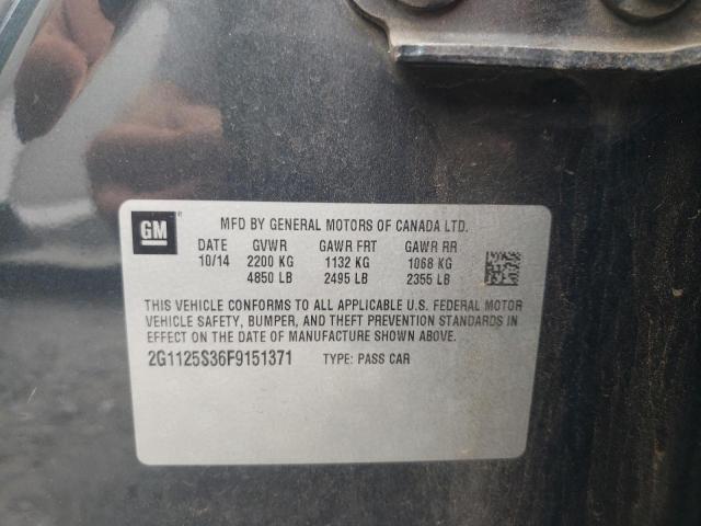 Photo 10 from auction – 2015 CHEVROLET IMPALA LT with VIN 2G1125S36F9151371