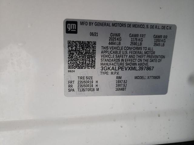 صورة رقم 10 من المزاد - 2021 GMC TERRAIN SL مع VIN 3GKALPEVXML397867