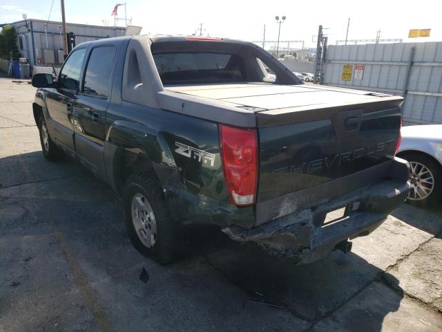 Photo 3 from auction – 2003 CHEVROLET AVALANCHE with VIN 3GNEC13T73G308864