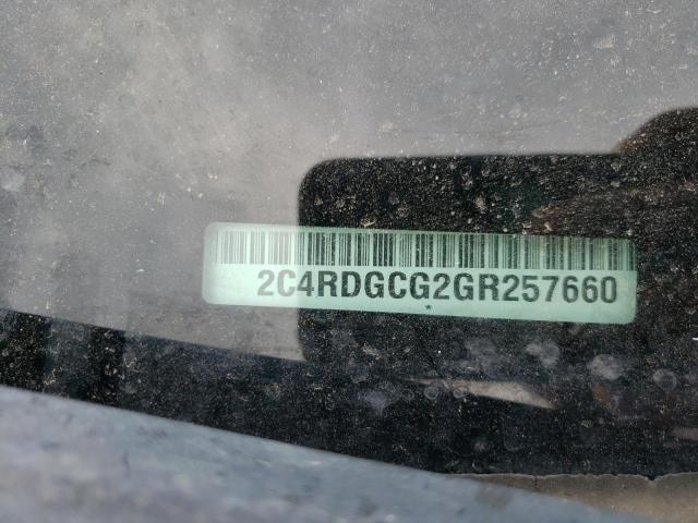 Photo 10 from auction – 2016 DODGE VAN with VIN 2C4RDGCG2GR257660