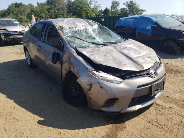 TOYOTA COROLLA L 2015 with VIN 2T1BURHE1FC459957 - Photo from auction