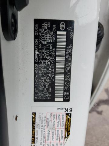 Photo 10 from auction – 2007 TOYOTA CAMRY with VIN JTNBE46K273042846