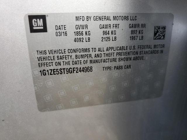 Photo 10 from auction – 2016 CHEVROLET MALIBU LT with VIN 1G1ZE5ST9GF244968