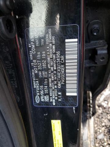 Photo 10 from auction – 2016 HYUNDAI ACCENT SE with VIN KMHCT4AEXGU134986