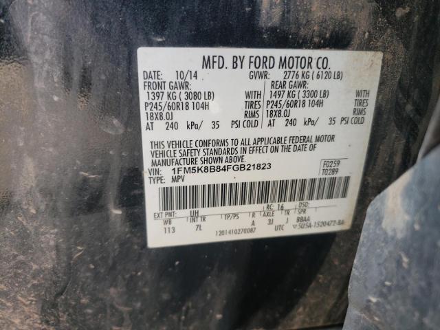 Photo 10 from auction – 2015 FORD EXPLORER with VIN 1FM5K8B84FGB21823