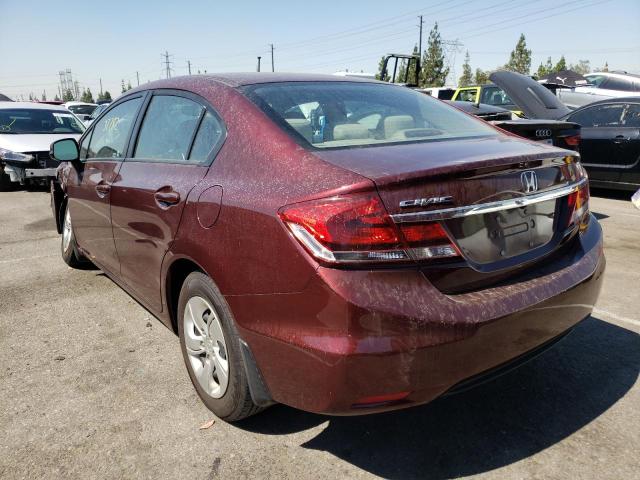 Photo 3 from auction – 2013 HONDA CIVIC LX with VIN 19XFB2F59DE263359