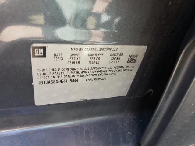 Photo 10 from auction – 2014 CHEVROLET SONIC LS with VIN 1G1JA5SG9E4116444