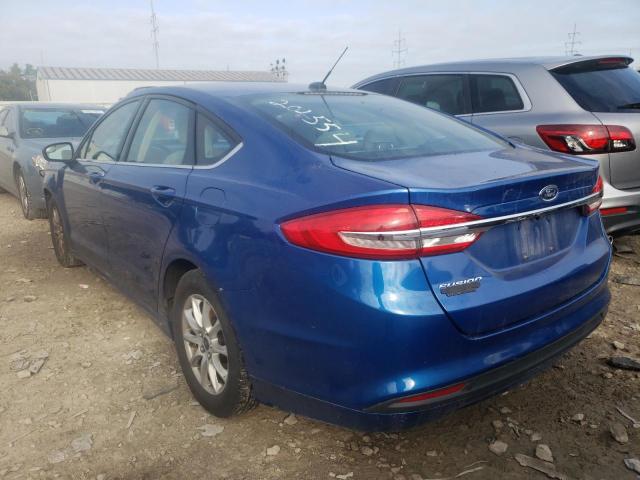 Photo 3 from auction – 2017 FORD FUSION S with VIN 3FA6P0G77HR202554