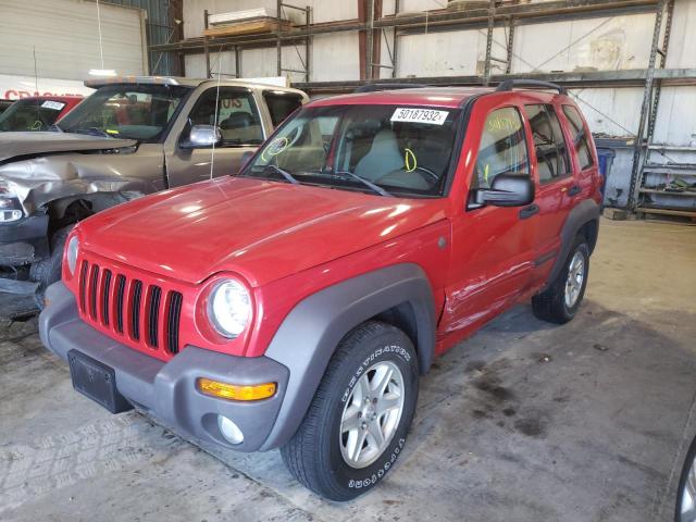 Photo 2 from auction – 2004 JEEP LIBERTY SP with VIN 1J4GL48K04W229519