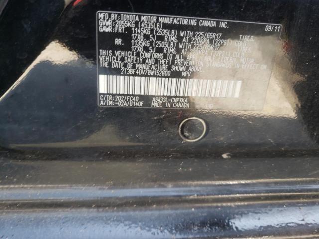 Photo 10 from auction – 2011 TOYOTA RAV4 with VIN 2T3BF4DV7BW152800